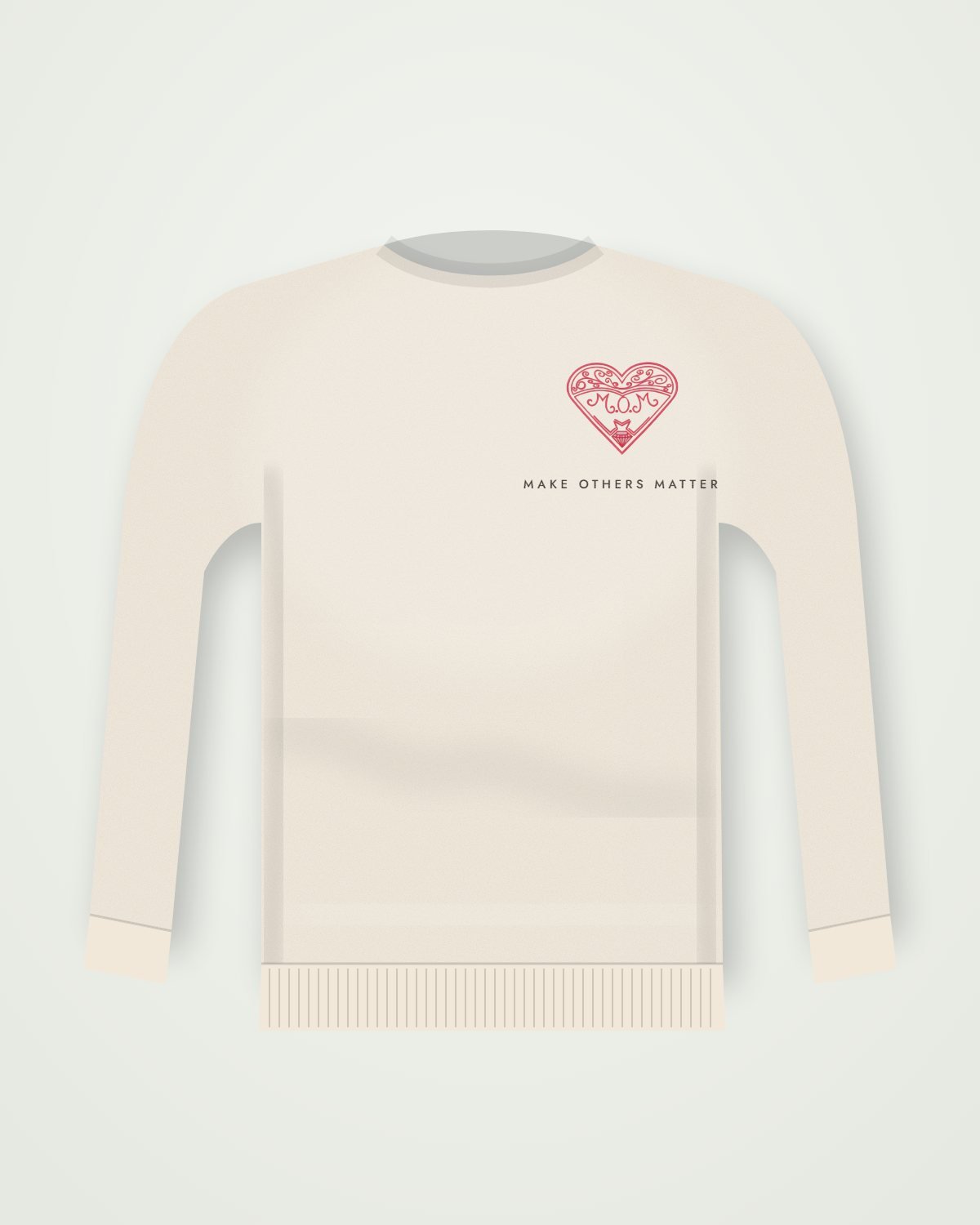Make Others Matter Crewneck in cream